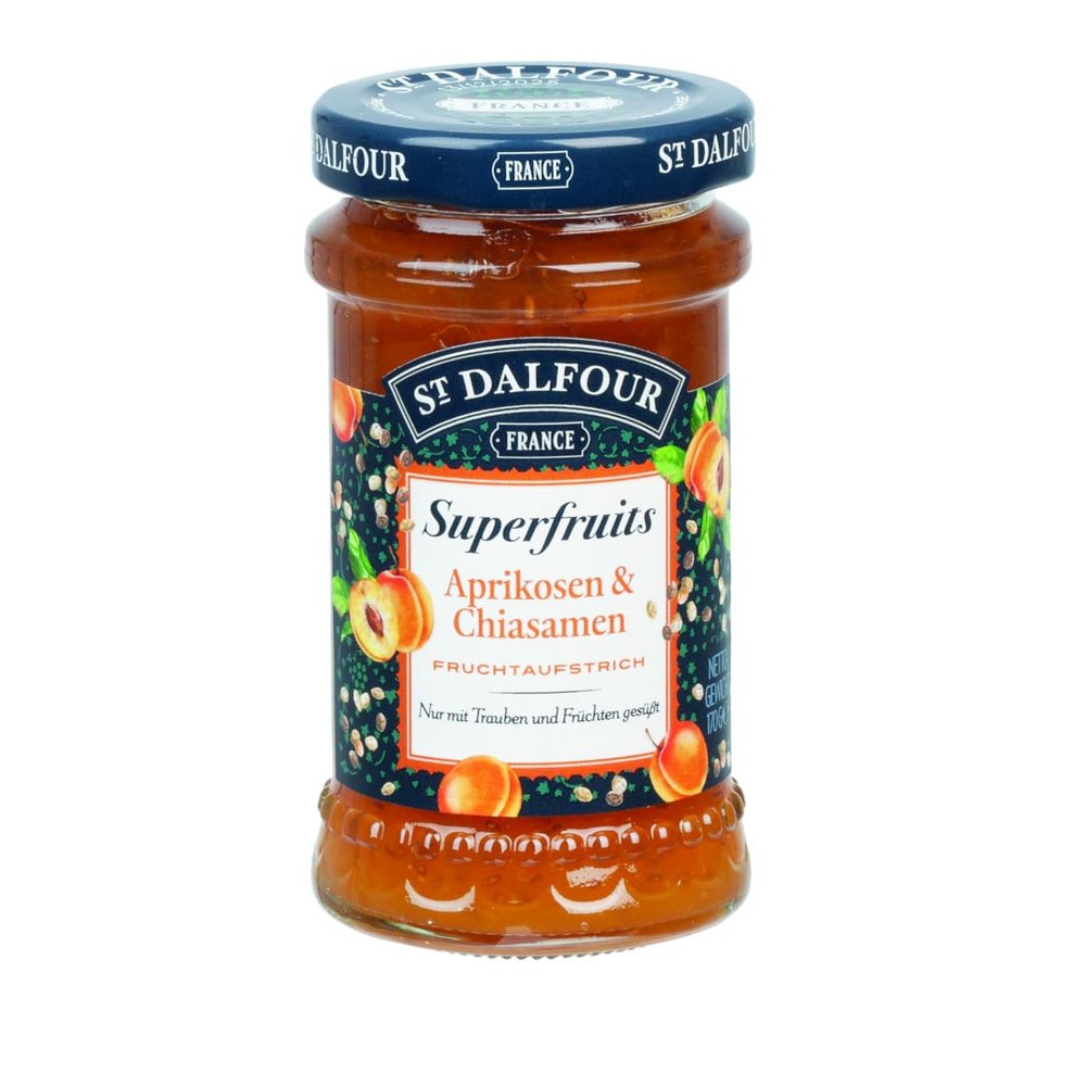 St. Dalfour Superfruits Apricots and Chia Seeds Fruit Spread 170g