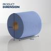 EPISENT Blue Roll 2-Ply Centre Feed Paper Towels, Super Absorbent, Food Safe & Recyclable Commercial Wiping Roll for Kitchen, Garage, Bathrooms & Cleaning Dispensers (Pack of 6-36 Rolls) view 2