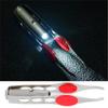 1PCS Tweezers, Eyebrow Tweezers with Light Led Tweezers Lighted Tweezers Slanted Tip Stainless Steel Professional Tweezers for Daily Grooming of Eyebrows, Nose Hairs, Upper Lip view 2