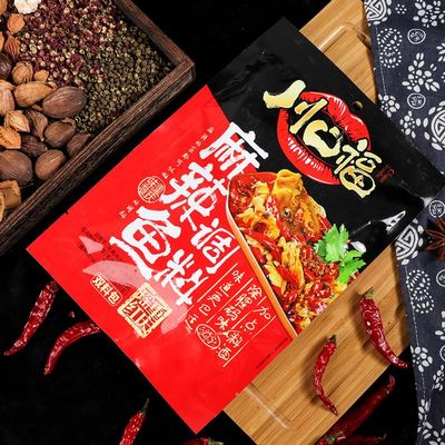 Chongqing spicy and hot hot pot base, red oil hot pot base, household spicy seasoning sauce, chili sauce, rattan pepper and green pepper spicy hot pot base, hot pot dip (Red oil flavor,1pc)