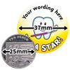105 Personalised Healthcare Tooth Dentist Oral Care Patient Practice Dental Nurse Stickers 37mm Primary Teaching Services view 2