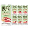 Rude Health 6 x 1 Litre Organic No Sugars Oat Dairy-Alt Milk, 100% Natural Organic Drink, Lactose Free, Dairy Free & Gluten-Free, No Sugars, Award-Winning, Healthy & Vegan, 100% Recyclable Packaging view 1