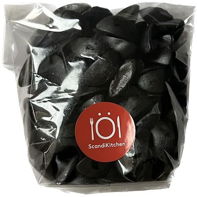 Aroma Lakritsbatar  Scandi Liquorice Jelly Boats, 400g BIG BAG Pick n Mix Gift