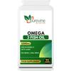 PUREVINE - Omega 3 Fish Oils 1000mg 90 Capsules | High Strength Daily Omega 3 Fatty Acid Supplement with DHA and EPA - Omega 3 Capsules High Strength| UK Manufactured to GMP Standards view 1