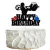 Gym Cake Topper for Men Women Gym Happy Birthday Party Decorations Supplies Weightlifting Wrestling Bodybuilding Weight Lifting Sport Cake Decorations view 2