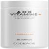 Codeage ADK Vitamin Supplement, Vitamin A, Vitamin D3 Cholecalciferol 2000 IU, Vitamin K2 (Menaquinone-7), 6-Month Supply A D K Vitamins - Support Bones, Teeth, Vision, Immune System - 180 Capsules view 1