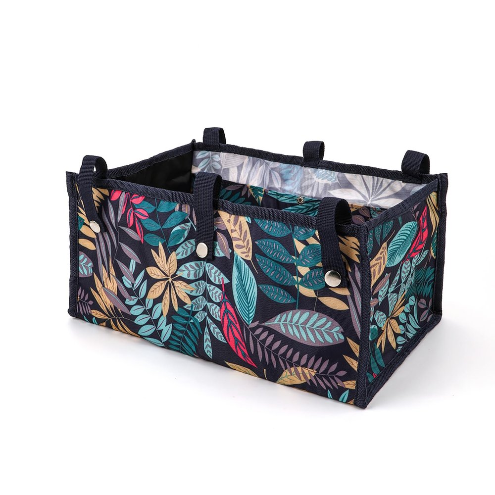 Dongawin Walker Bag Under Seat for Wheel Rollator, Rollator Bag Tote Organizer Pouch Storage to Walkers for Senoirs, Walker Accessories. (small, Maple Leaf)