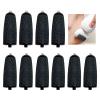 10pcs Replacement Rollers,Foot File Replacement Rollers,Plastic ARC Design Extra Coarse Easy to Replace for Pedicure Foot Removes Crusty, Rough, Chapped, Dry and Callused Skin view 1