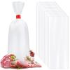 TaoBary Meat Freezer Bags Wild Game Bags Polyethylene Ground Meat Bags for Packaging Meat Storage, White (4.72 x 11.81 Inches, 500) view 1