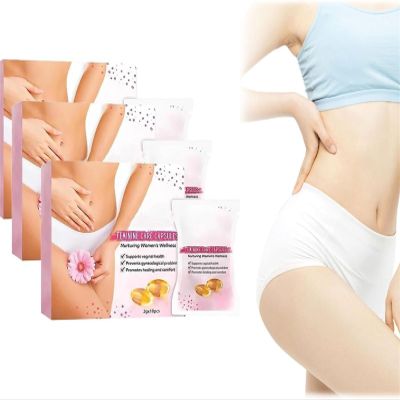 EXQST 2023 FemiPure Anti-Itch Detox Slimming Capsule Suppository Instant Anti-Itch Detox Slimming Product Slimming & Firming Repair Capsule Revert to Tight and Tender State