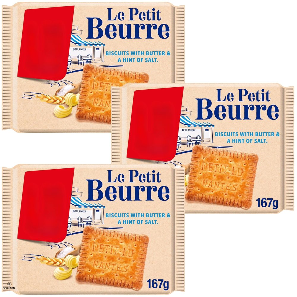 Biscuit Bundle With LU Petit Beurre Biscuits 167g (3 Pack)