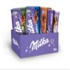 Milka Selection Gift Box, Assorted Creamy Alpine Chocolate Bars, Delightful Mix of Five Flavours, 90 g Bars (Pack of 10 Bars) view 1