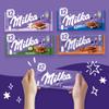 Milka Selection Gift Box, Assorted Creamy Alpine Chocolate Bars, Delightful Mix of Five Flavours, 90 g Bars (Pack of 10 Bars) view 4