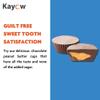 KAYOW No Added Sugar Milk Chocolate Cookies & Cream Peanut Butter Cups 12 x Packs of 2 x 22g High Protein Cups | 13g Protein Per Pack | No Added Sugar | Gluten Free | Low Carb Keto Snacks | view 3