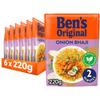 Ben's Original Onion Bhaji Microwave Rice, Bulk Multipack 6 x 220g pouches view 1