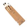 eTHik Complete Oral Care Kit - Charcoal Bamboo Toothbrush, Bamboo Tongue Brush, and Mint Dental Floss in Glass Jar view 3