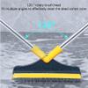 2-in-1 Toilet Floor Gap Cleaning Brush, 2 in 1 Floor Scrub Cleaning Brush Wiper, 2 in 1 Scrub Cleaning Brush, Multifunctional Rotating Floor Scrub Brush with Long Handle and Hair Removal Comb (Green) view 3