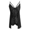 Sexy Lingerie Sets for Women Summers Sexy Nightwear Set Lace Bodysuit for Women UK Sexy Nightdress Tulle Embroidery Strappy Teddy Underwear Women Lingerie Sexy Underwear Lingerie Cosplay Costume view 3