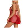 Sexy Lingerie Sets for Women Summers Sexy Nightdress Plus Size Sexy Nightwear Set Tulle Sling Dress Pajamas See Through Thong Sheer Valentines Women Lingerie Sexy Underwear Lingerie Cosplay Costume view 4