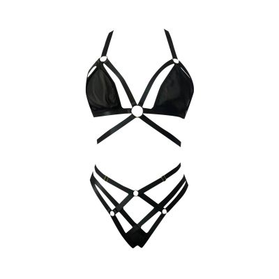 Sexy Lingerie Sets for Women Summers Sexy Nightwear Set Women's Lingerie Sets Black Cut-Out Strappy Teddy Underwear Backless Thong Valentines Women Lingerie Sexy Underwear Lingerie Cosplay Costume