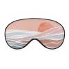 Sleeping Mask Abstract Ocean Wave and Mountain Sleep Eye Mask Blindfold with Adjustable Strap Pink and Grey Soft Eye Cover for BlockingLights view 1