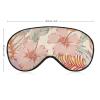 Vintage Hibiscus Flowers Sleep Mask Light Yellow Blindfold for Sleeping Elastic Blackout Eye Mask Cover for Full Night's Sleep Travel and Nap view 2