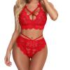 Sexy Lingerie Sets for Women Summers Sexy Nightwear Set Lace Lingerie Top Women's Lingerie Sets Black Strappy Underwear Set Embroidery Pajamas Women Lingerie Sexy Underwear Lingerie Cosplay Costume view 1