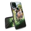 BEOTIWAD Case for Moto G Stylus 5G 2021,Tempered Glass Back Cover,Side Soft TPU Bumper Cutting Groove Anti-Skid Design Protective Cover for Moto G Stylus 5G 2021,Running Horse view 1
