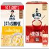 2x Quaker Oat So Simple Golden Syrup Porridge 50 x 36g & 2x Quaker Oat So Simple Original 60 x 27g - By Shop 4 Less view 1