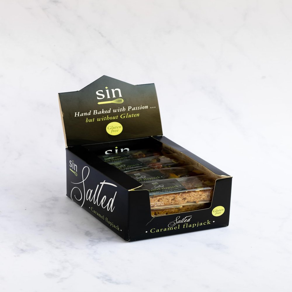 Sin Gluten Free Salted Caramel Flapjacks x 12