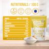 EASY YUMMY Egg White Powder  100% Pure Powdered Egg Whites for Baking, Cooking, Meringues, Pancakes, Protein Shakes, Long-Lasting Shelf Life, Large 1 kg Resealable Bag view 2