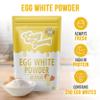 EASY YUMMY Egg White Powder  100% Pure Powdered Egg Whites for Baking, Cooking, Meringues, Pancakes, Protein Shakes, Long-Lasting Shelf Life, Large 1 kg Resealable Bag view 3