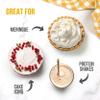 EASY YUMMY Egg White Powder  100% Pure Powdered Egg Whites for Baking, Cooking, Meringues, Pancakes, Protein Shakes, Long-Lasting Shelf Life, Large 1 kg Resealable Bag view 4