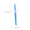 Anneome Silicone Baby Toothbrush Infant Toothbrush for Oral Massage and Teething Relief Soft Food-Grade Gum Cleaner Training Tool for Newborns and Toddlers view 2