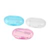 SOESFOUFU Finger Baby Toothbrush 3pcs Set, Silicone Finger Sleeve Infant Toothbrush for Teething Training with Blue Pink White, Soft Bristles for Baby Toddlers view 1