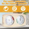 FENYW 2 in 1 Sauna Thermometer Hygrometer, Sauna Hygrometer Thermometer Wood, Wood Sauna Hygrothermograph, High-Quality Sauna Accessories for Perfect Temperature and Humidity, Steam Sauna view 2