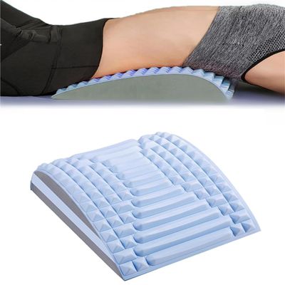 Back Stretcher Neck Stretcher for Pain Relief, Multi-Functional Spine Board Back Neck Cracker Unisex Back & Neck Stretcher Posture Corrector for Home Office Yoga (Blue)