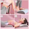 Back Stretcher Neck Stretcher for Pain Relief, Multi-Functional Spine Board Back Neck Cracker Unisex Back & Neck Stretcher Posture Corrector for Home Office Yoga (Pink) view 2