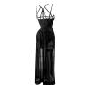 Ladies Three Piece Dress With Straps And Bosom Cushion Skirt Lingerie Thigh High Stockings for Women Lingerie view 2