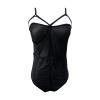 Rrunsv Lingerie For Women See Through BodysuitOne Piece Sexy Mesh Thong Teddy Swimsuits Micro Bikini Lingerie with Underwire Black view 1