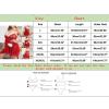 Rrunsv Women's Sexy Santa Christmas Lingerie Set With Garter Belts Lace Teddy Bodysuit plus Size Lingerie for Sexy Costume Red view 4