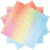 13X13 Inch Pink and Gold Napkins, Rainbow Cocktail Paper Napkins, 100 Pack Pastel for Women Birthday Wedding Party Supplies view 1