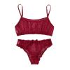 Rrunsv Sexy Wave Point LingerieThe PolyesterFor DressingOutside Lady plus Size Lingerie for Women 3xl Red view 1