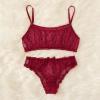 Rrunsv Sexy Wave Point LingerieThe PolyesterFor DressingOutside Lady plus Size Lingerie for Women 3xl Red view 2