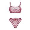 Rrunsv Sexy Wave Point LingerieThe PolyesterFor DressingOutside Lady plus Size Lingerie for Women 3xl Red view 3