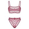 Rrunsv Sexy Wave Point LingerieThe PolyesterFor DressingOutside Lady plus Size Lingerie for Women 3xl Red view 4