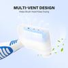 Anbbas 2pcs Soft Silicone Denture Brush Cover Fit Most Denture Toothbrushes(White) view 2