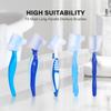 Anbbas 2pcs Soft Silicone Denture Brush Cover Fit Most Denture Toothbrushes(White) view 4