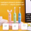 Electric Toothbrush Sonic Shape Toothbrush U-Shaped Cleaning Electric Children's and U-Shaped Massage Toothbrush 360 Thorough U Shaped Electric Toothbrush Kids 6 to 12 view 2