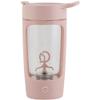 Ctwezoikmt Protein Powder Mixer Shaker Cup Electric Portable Bottle for Coffee Free with USB Rechargeable 1200Mah,Pink